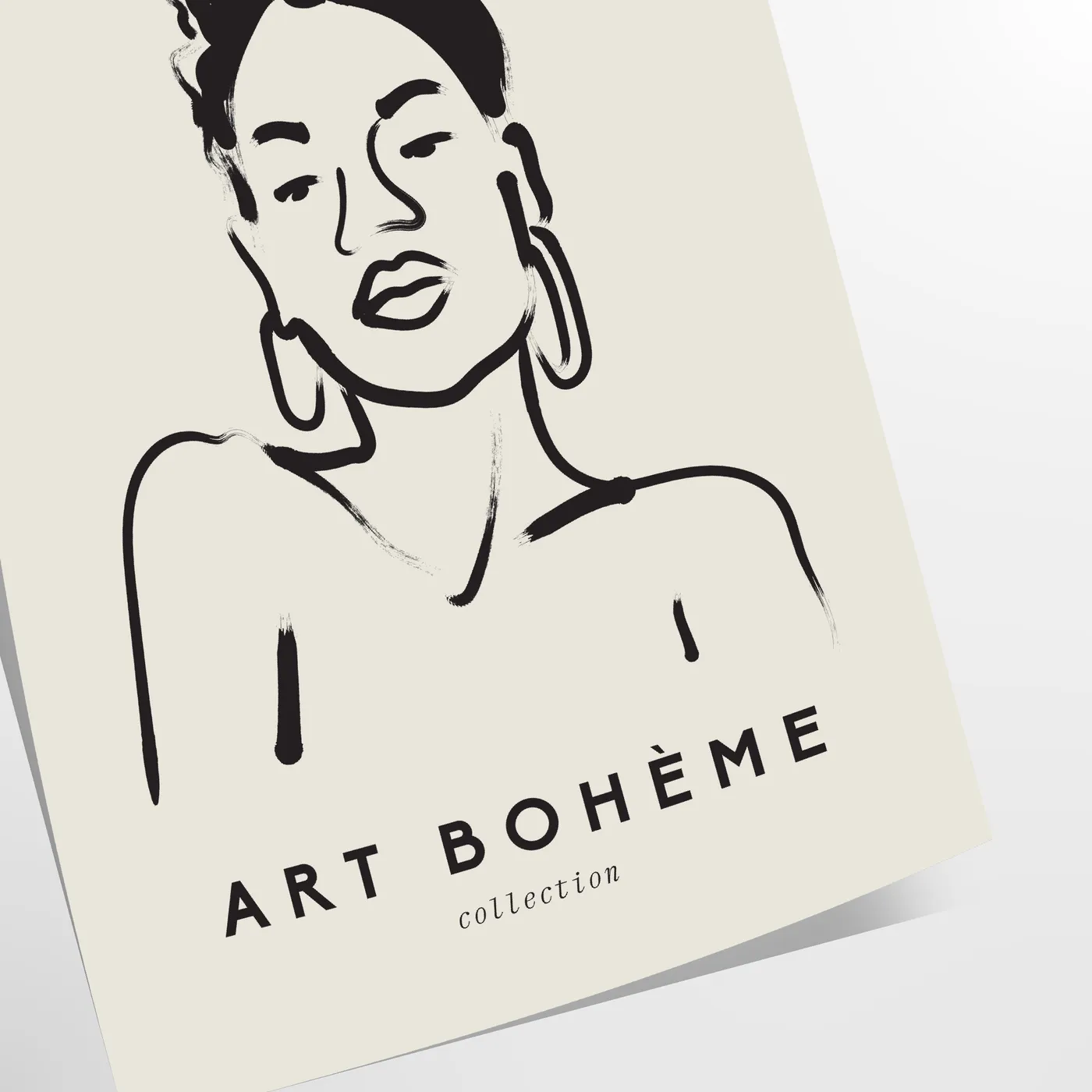 elegance Woman Boho Poster perfect soulful charm space captivating wall art piece ideal gift unique blend style inspiration size A4 cm A0